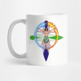 Surfer Da Vinci Mug